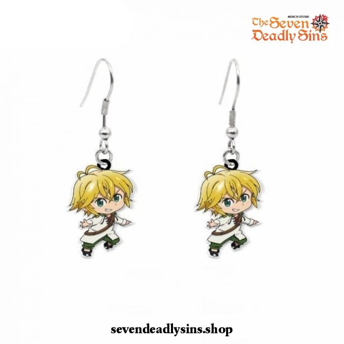 2021 Cute The Seven Deadly Sins Earrings Meliodas