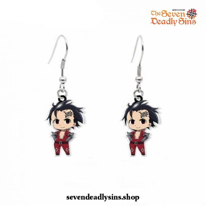 2021 Cute The Seven Deadly Sins Earrings Zeldris