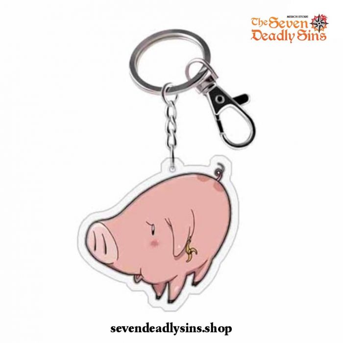 2021 Cute The Seven Deadly Sins Keychain Hawk