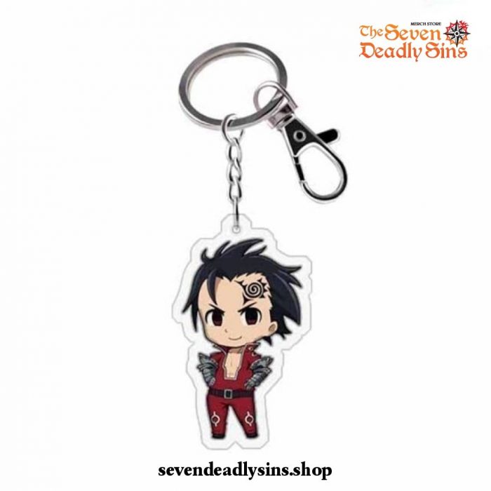 2021 Cute The Seven Deadly Sins Keychain Zeldris