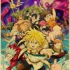 2021 Movie The Seven Deadly Sins Characters Kraft Paper Poster