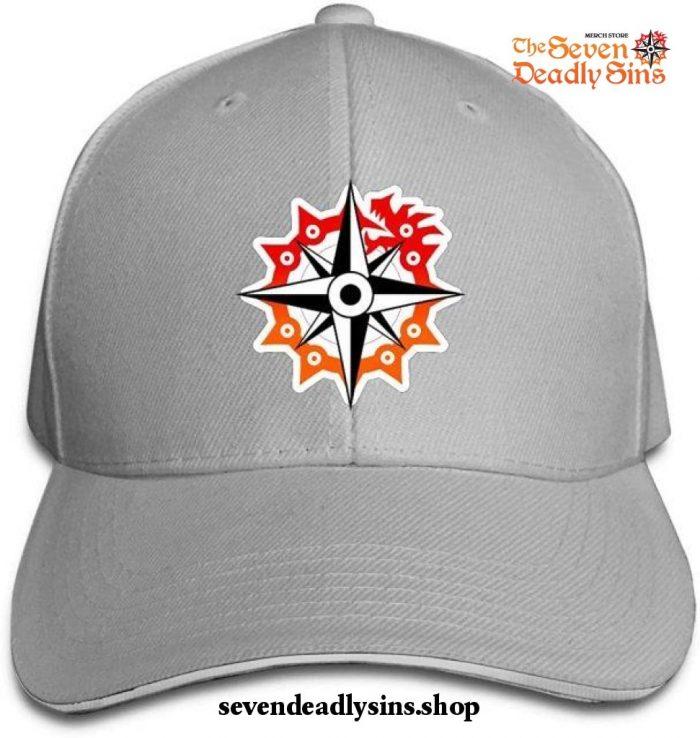 2021 The Seven Deadly Sins Dragon Of Sin Baseball Cap Gray