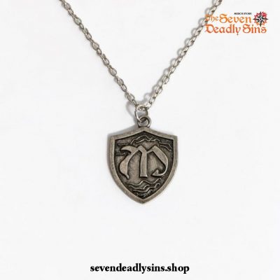 2021 The Seven Deadly Sins Dragon Shield Pendant Necklace Type 1