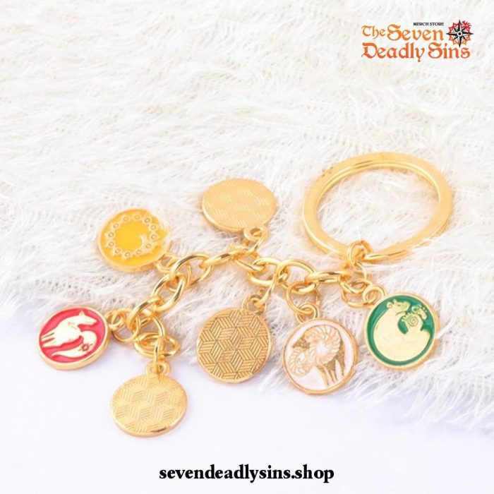 2021 The Seven Deadly Sins Emblems Keychain