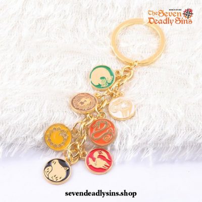 2021 The Seven Deadly Sins Emblems Keychain