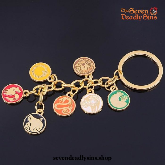 2021 The Seven Deadly Sins Emblems Keychain