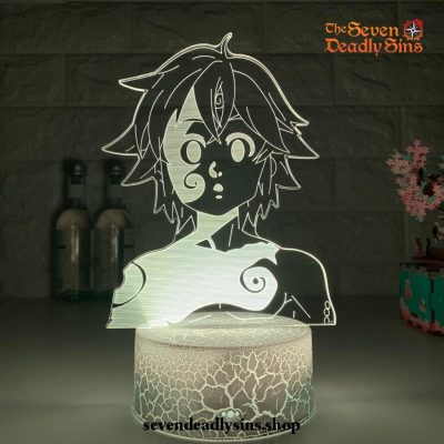 2021 The Seven Deadly Sins Meliodas 3D Illusion Lamp