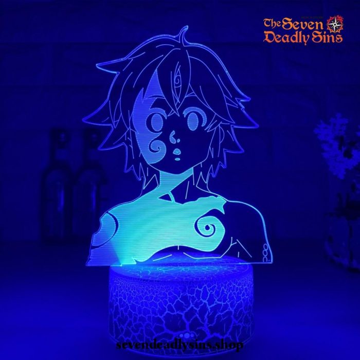 2021 The Seven Deadly Sins Meliodas 3D Illusion Lamp