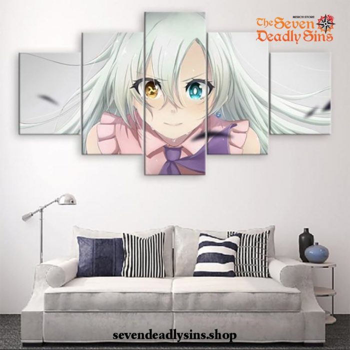 5 Pieces The Seven Deadly Sins Elizabeth Liones Wall Art