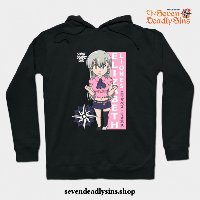 Chibi Elizabeth Liones Hoodie Black / S