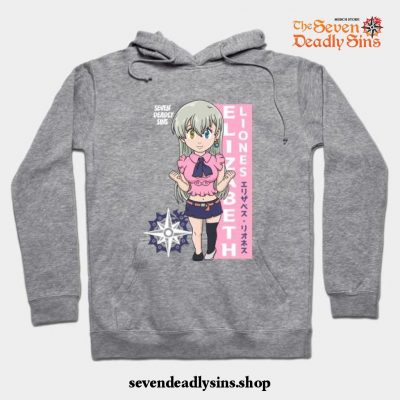 Chibi Elizabeth Liones Hoodie Gray / S