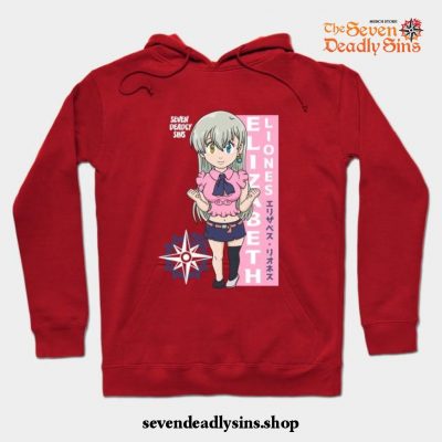 Chibi Elizabeth Liones Hoodie Red / S