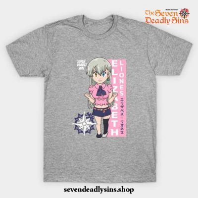 Chibi Elizabeth Liones T-Shirt Gray / S