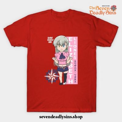 Chibi Elizabeth Liones T-Shirt Red / S