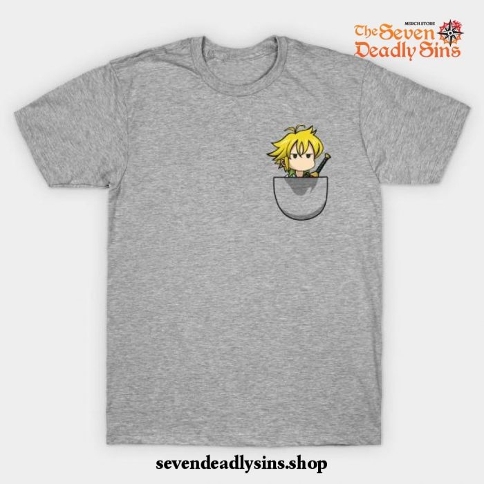 Cute Chibli Meliodas T-Shirt Gray / S