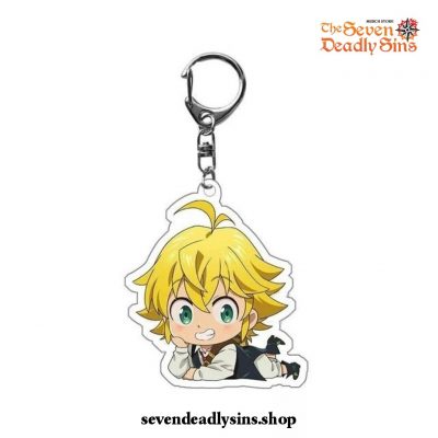 Cute The Seven Deadly Sins Acrylic Keychain Meliodas