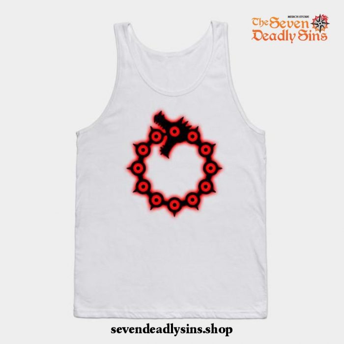 Deadly Sin Wrath Tank Top White / S