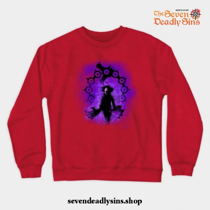 Demon King Crewneck Sweatshirt Red / S