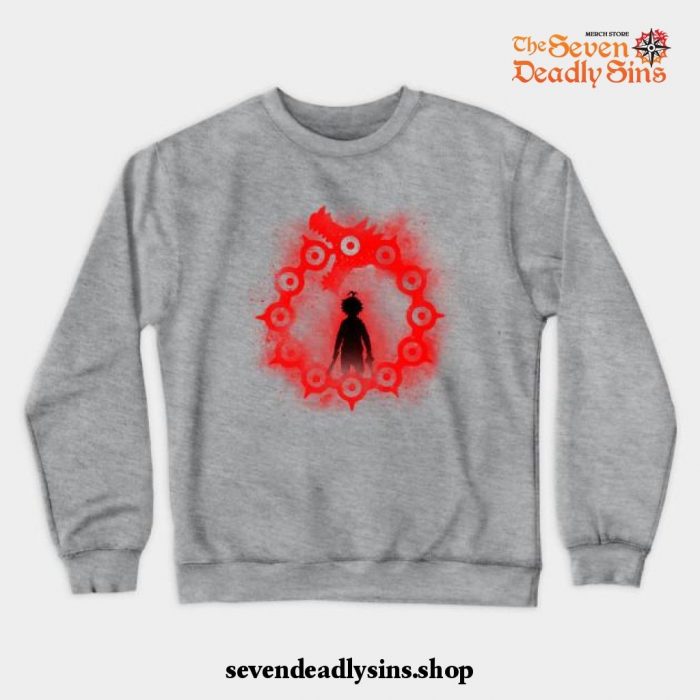 Dragon_S Sin Of Wrath Crewneck Sweatshirt Gray / S