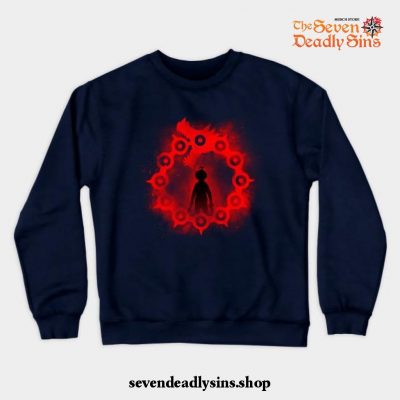 Dragon_S Sin Of Wrath Crewneck Sweatshirt Navy Blue / S