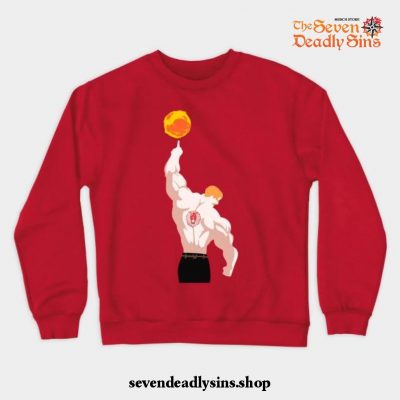 Escanor Crewneck Sweatshirt Red / S