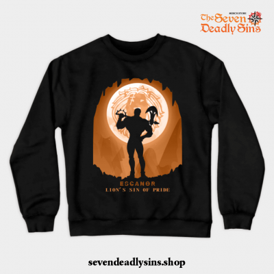 Escanor Fashion Crewneck Sweatshirt Black / S