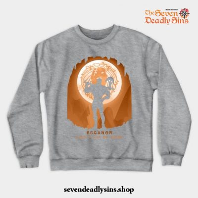 Escanor Fashion Crewneck Sweatshirt Gray / S