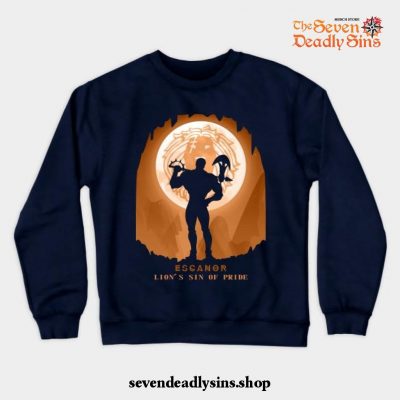 Escanor Fashion Crewneck Sweatshirt Navy Blue / S