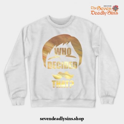 Escanor - Seven Deadly Sins Crewneck Sweatshirt White / S