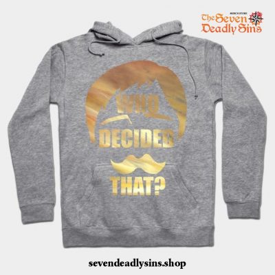 Escanor - Seven Deadly Sins Hoodie Gray / S