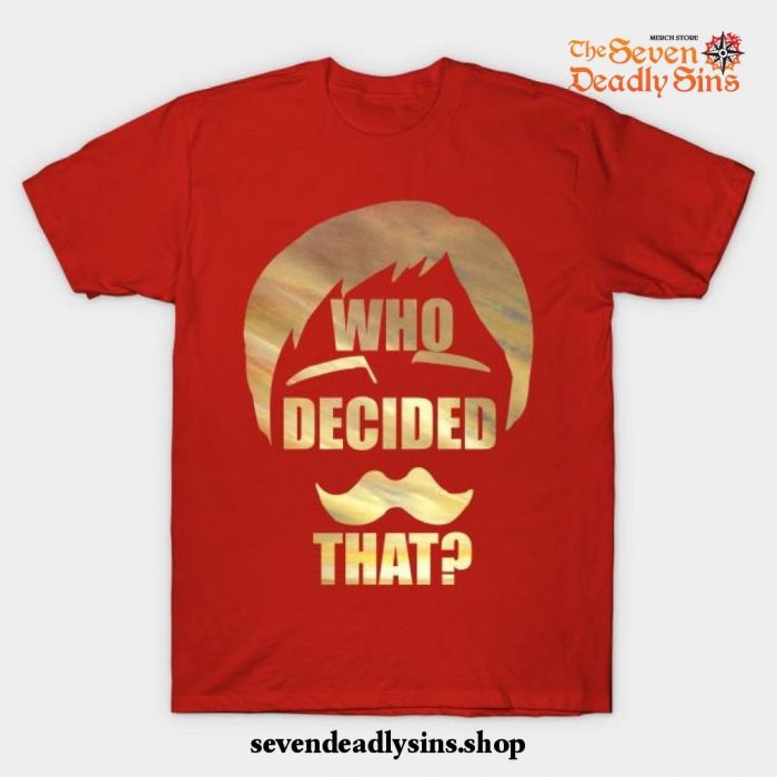 Escanor - Seven Deadly Sins T-Shirt Red / S