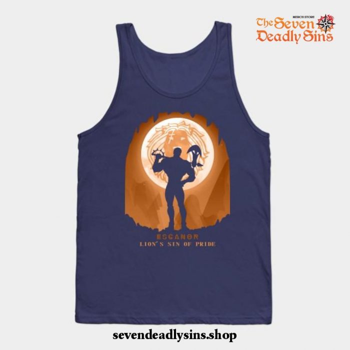 Escanor Tank Top Navy Blue / S