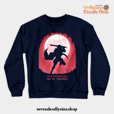 Gilthunder Crewneck Sweatshirt Navy Blue / S