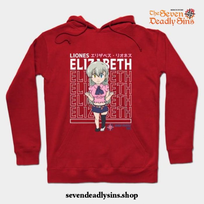 Goddess Elizabeth Liones Hoodie Red / S