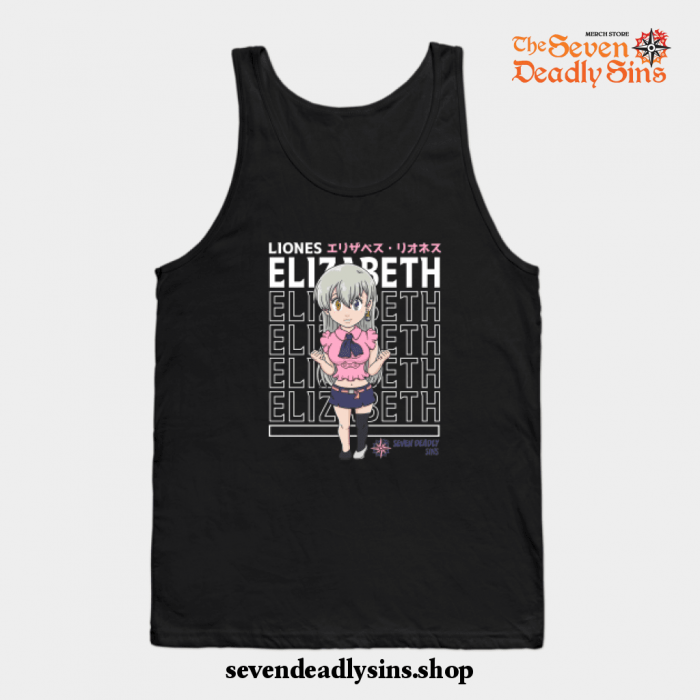 Goddess Elizabeth Liones Tank Top Black / S