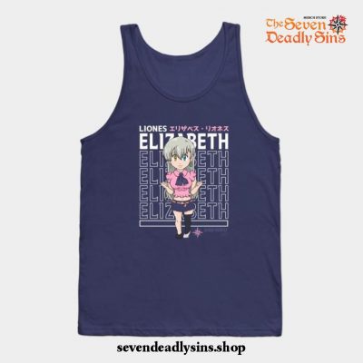 Goddess Elizabeth Liones Tank Top Navy Blue / S