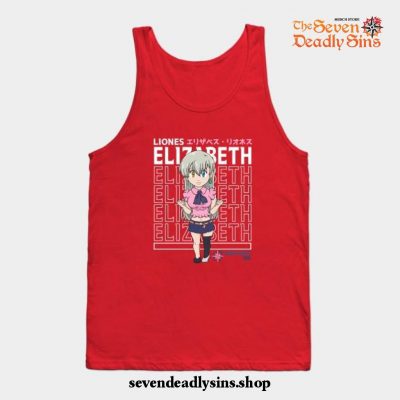 Goddess Elizabeth Liones Tank Top Red / S