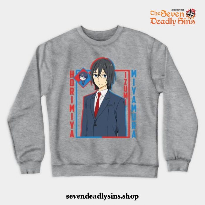 Horimiya - Izumi Miyamura Crewneck Sweatshirt Gray / S