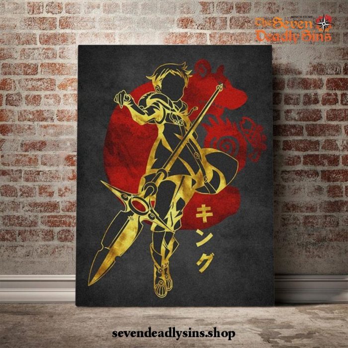 Hot New Design King The Seven Deadly Sins Wall Art