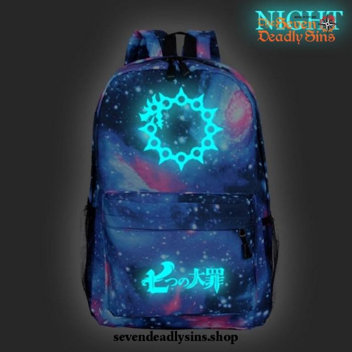 Hot The Seven Deadly Sins Luminous Backpack Type 8