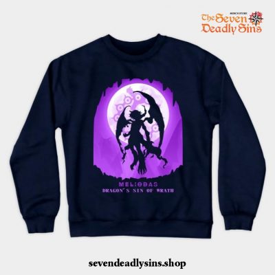 Meliodas Crewneck Sweatshirt Navy Blue / S