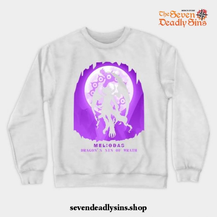 Meliodas Crewneck Sweatshirt White / S