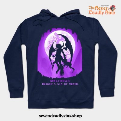 Meliodas Fashion Hoodie Navy Blue / S