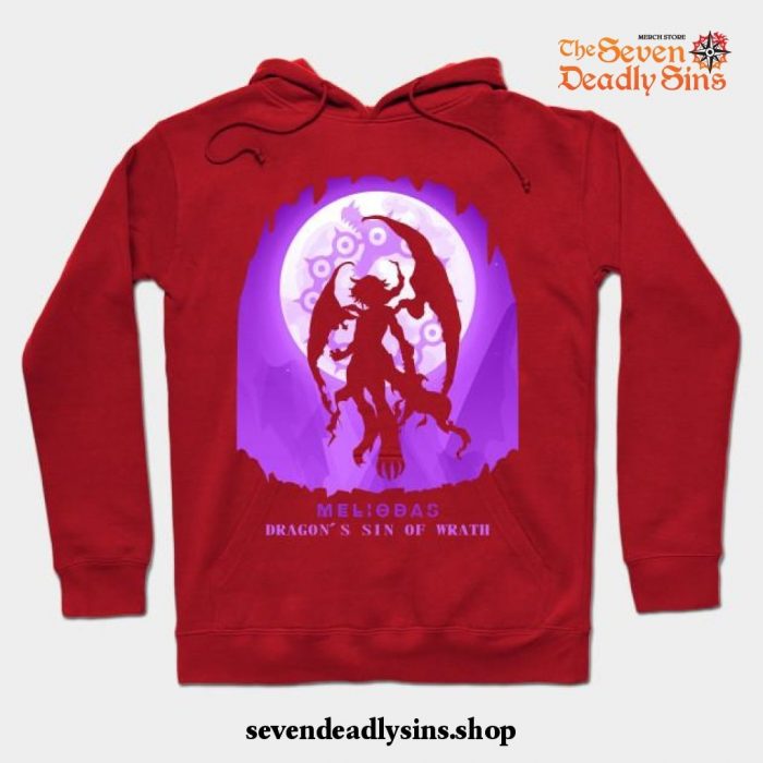 Meliodas Fashion Hoodie Red / S