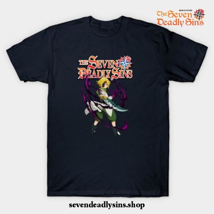 Meliodas Fashion T-Shirt Navy Blue / S