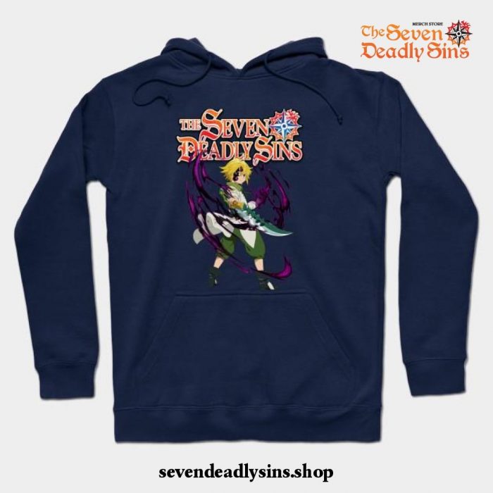 Meliodas Hoodie The Seven Deadly Sins Navy Blue / S