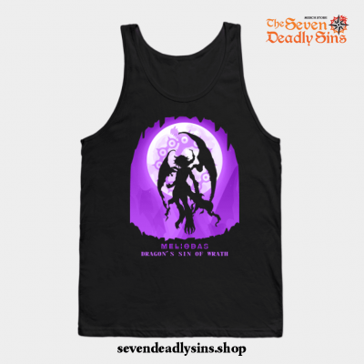 Meliodas Magic Style Tank Top Black / S