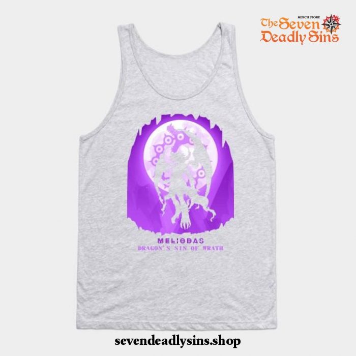 Meliodas Magic Style Tank Top Gray / S