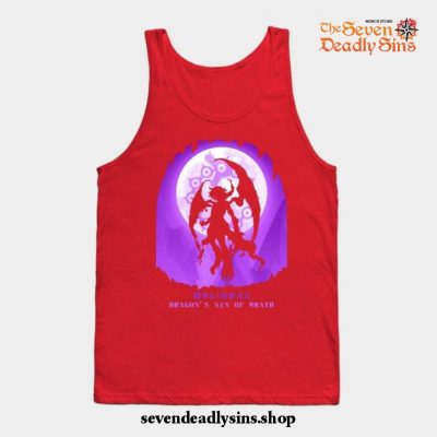 Meliodas Magic Style Tank Top Red / S