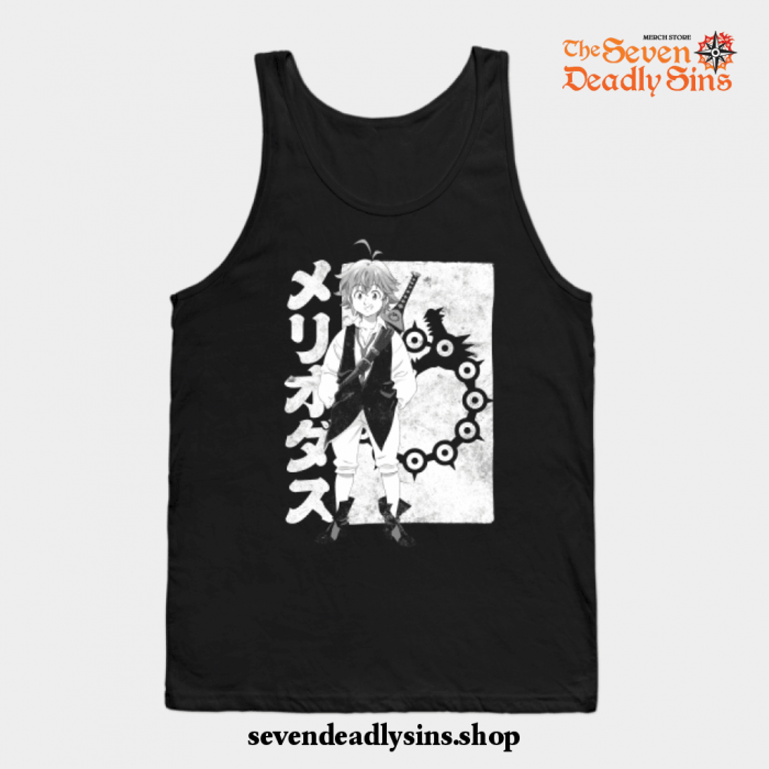 Meliodas Of Wrath Tank Top Black / S